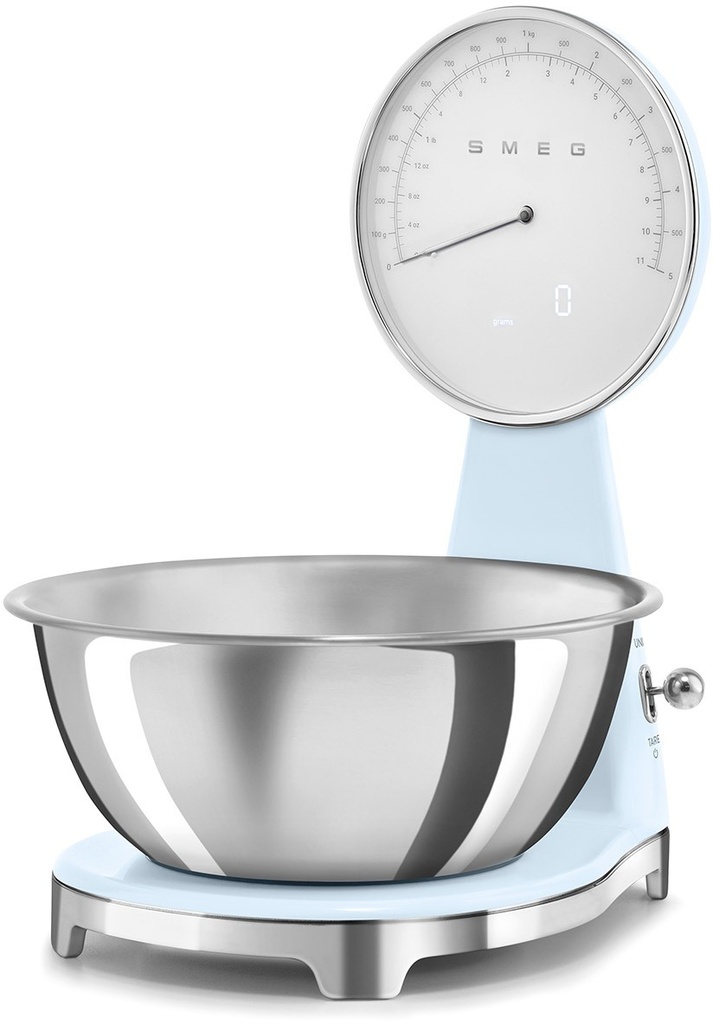 Smeg KSF01PBWW Kitchen Scales - Pastel Blue