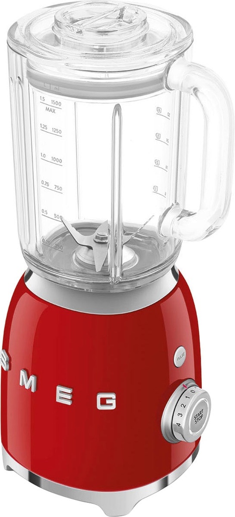 Smeg Glass Blender Red Blf03rdeu
