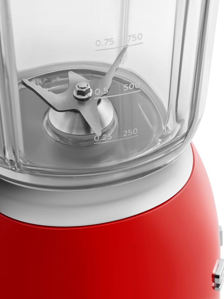 Smeg Glass Blender Red Blf03rdeu