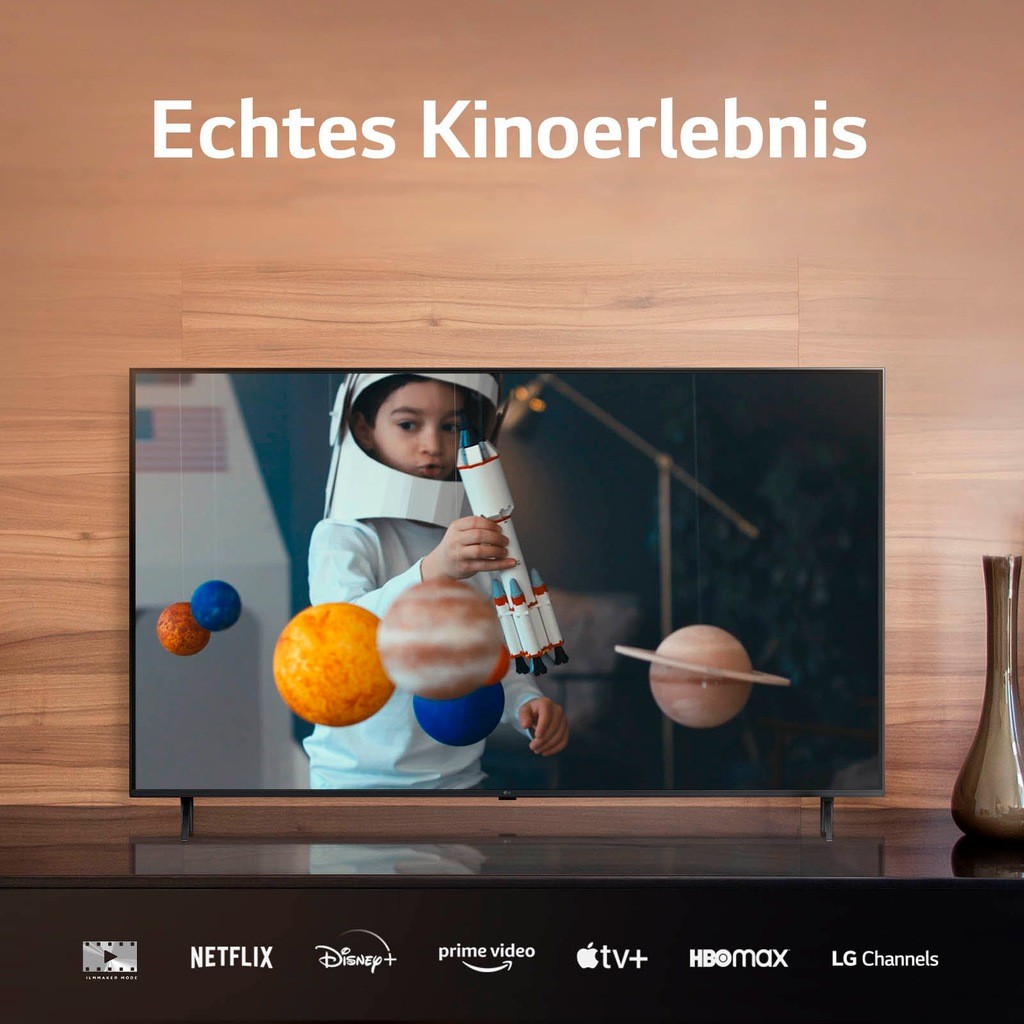 LG LED-Fernseher »65UR75006LK«, 4K Ultra HD, Smart-TV, α5 Gen6 4K AI-Prozessor, 2.0 -Soundsystem Mit 20W