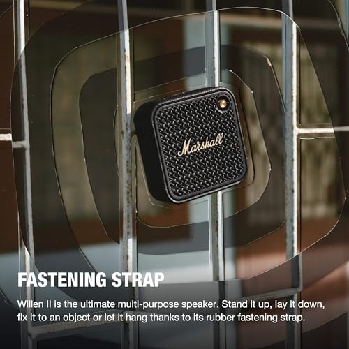 Marshall - Willen II Portable Bluetooth Speaker - Black and Brass
