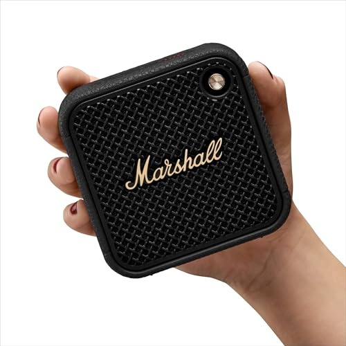 Marshall - Willen II Portable Bluetooth Speaker - Black and Brass