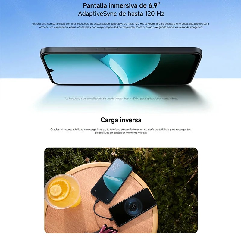 Globale Version Redmi 15C 4G Mobiltelefon 50MP AI Dual Kamera 6000mAh 33W Schnellladung Mobiltelefon Smartphone Neu 2025Neues Produkt