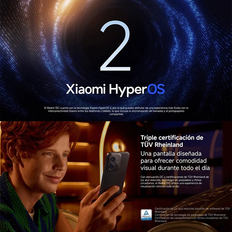 Globale Version Redmi 15C 4G Mobiltelefon 50MP AI Dual Kamera 6000mAh 33W Schnellladung Mobiltelefon Smartphone Neu 2025Neues Produkt