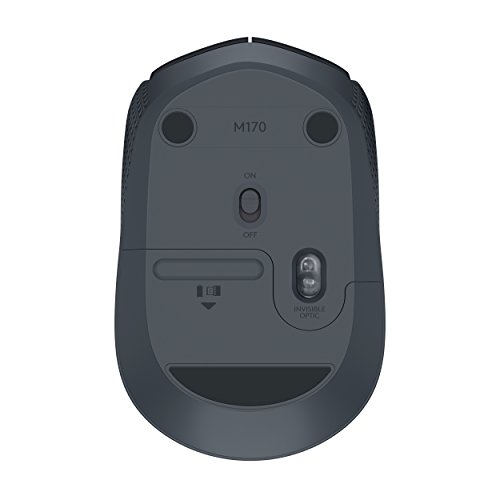 Logitech M171 Wireless Mouse - Comfort and Mobility in Black/Grey