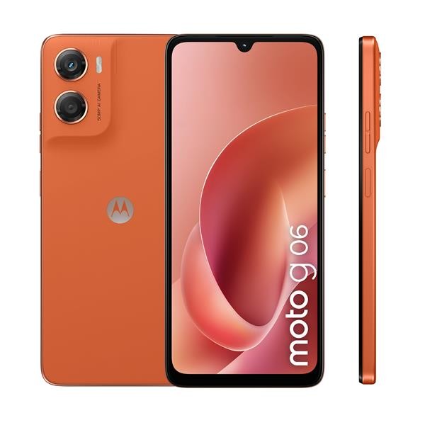 Motorola Moto G06 17.5 Cm (6.88) Dual SIM Android 15 4G USB Type-C 4 GB 256 GB 5200 MAh Orange