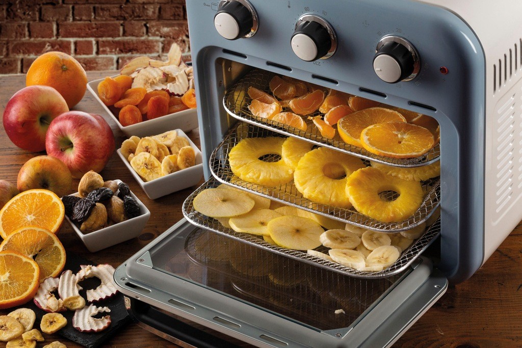 Ariete Heißluftfritteuse »4632BL«, 1400 W, Vintage Backofen Und Rotisserie in Einem, 16 L Grün