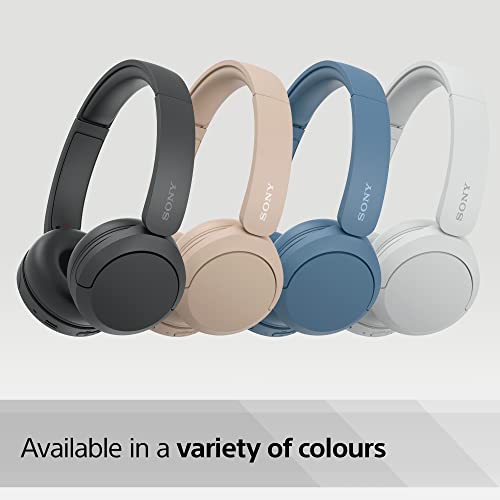 Sony WH CH520L on Ear Wireless Bluetooth Headphones in Blue