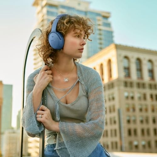 Bose QuietComfort Bluetooth Wireless Noise Cancelling Headphones - Blue Dusk