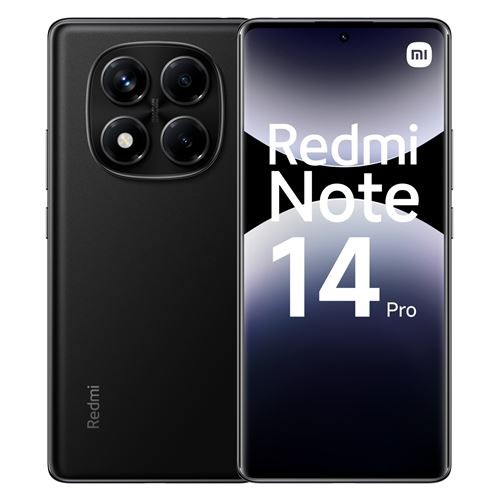 Xiaomi Redmi Note 14 Pro 16,9 cm (6.67") Dual SIM ibrida Android 14 4G USB tipo-C 8 GB 256 GB 5500 mAh Nero