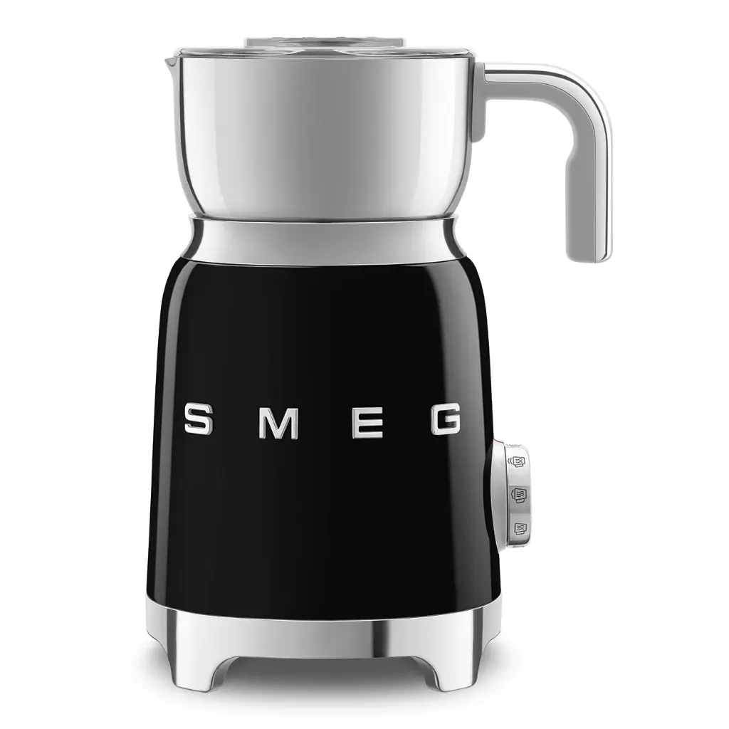 Smeg Montalatte Nero Estetica 50's Style MFF11BLEU