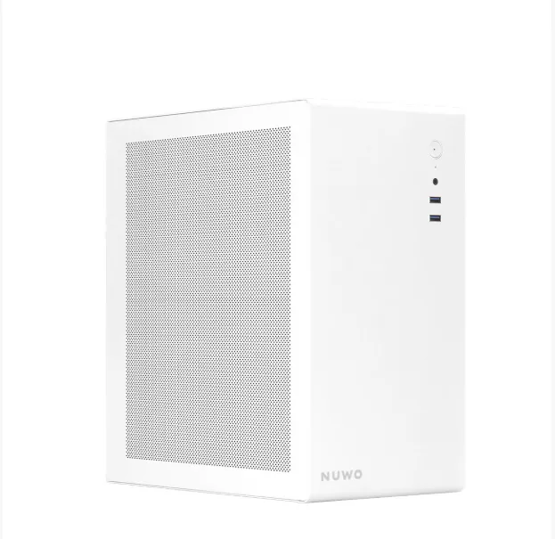 NUWO CASE OFFICE M-ATX EGUERA A123 0.60MM SPCC USB3.0 80MM FRONT METAL DOUBLE SIDE MESH BIANCO