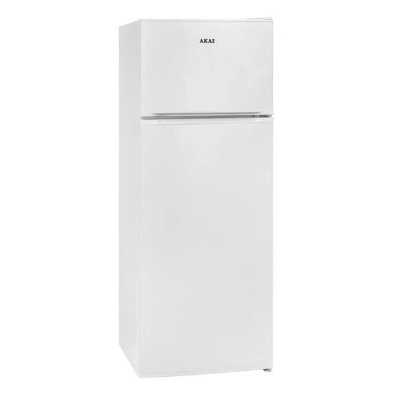 Akai Akfr285s Frigorifero 240 Litri Bianco, Classe E, Dimensioni Cm Hxlxp : 143x55x55