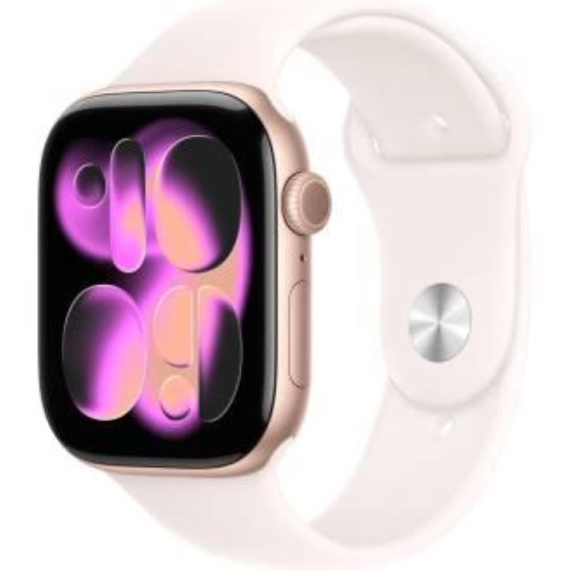 Apple Watch Series 11 Gps 46mm Cassa Alluminio Oro Rosa Con Band Rosa Fard - S/m