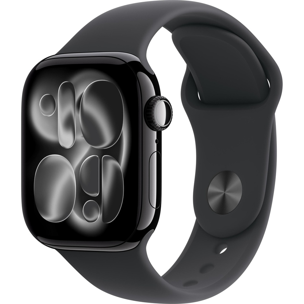Apple Watch Series 11 GPS 42mm Cassa Alluminio Jet Black con Sport Band Nero - S/M