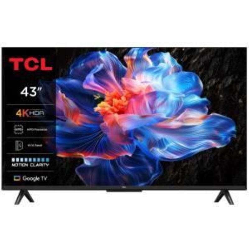 Tcl tv serie smart 4k ultra hd 43" 43p69k, dolby audio, hdr10+, google tv
