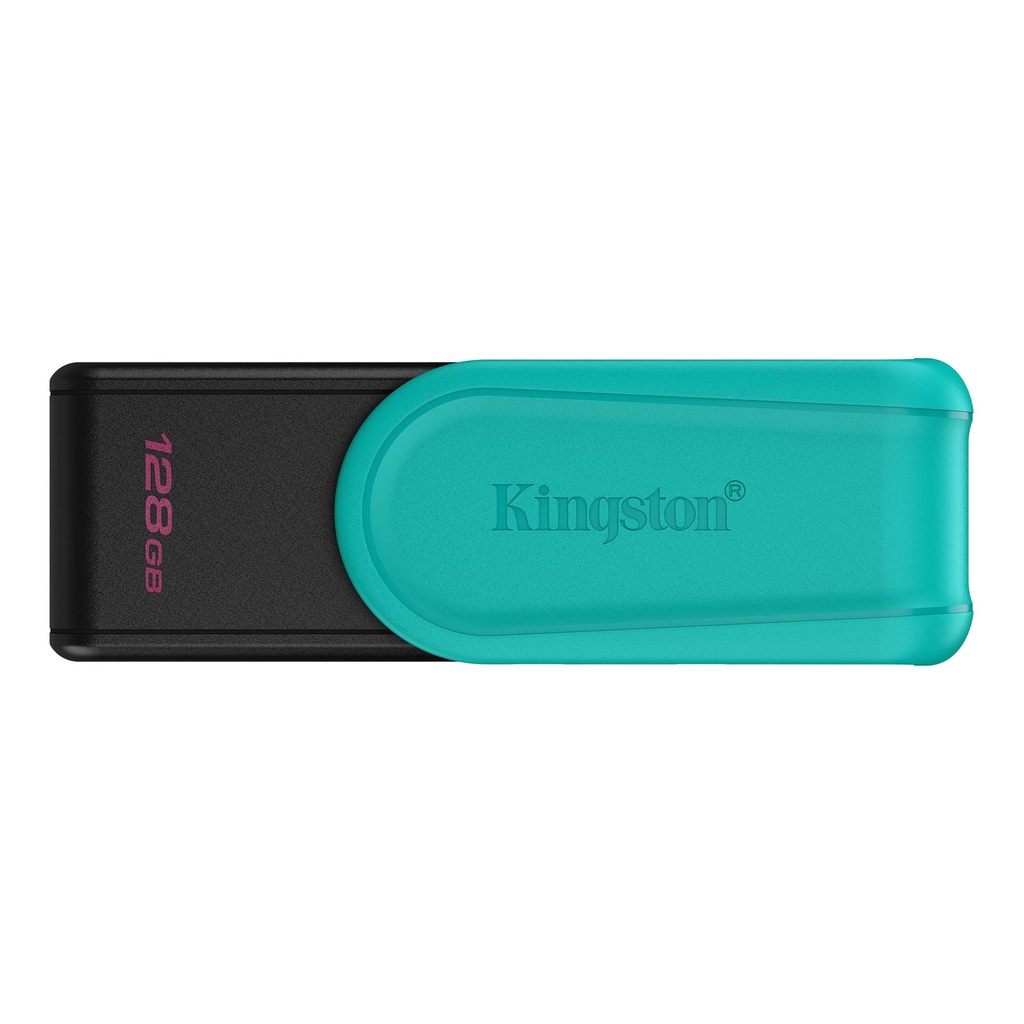 Kingston - DataTraveler Exodia S USB Flash Drive - 128 GB - USB 3.2 (Gen 1) - Black, Turquoise