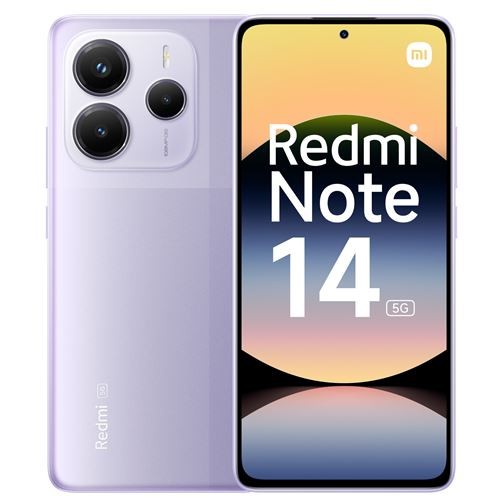 Xiaomi Redmi Note 14 5G 16.9 Cm (6.67") Hybrid Dual SIM USB Type-C 8 GB 256 GB 5110 MAh Lavender, Purple