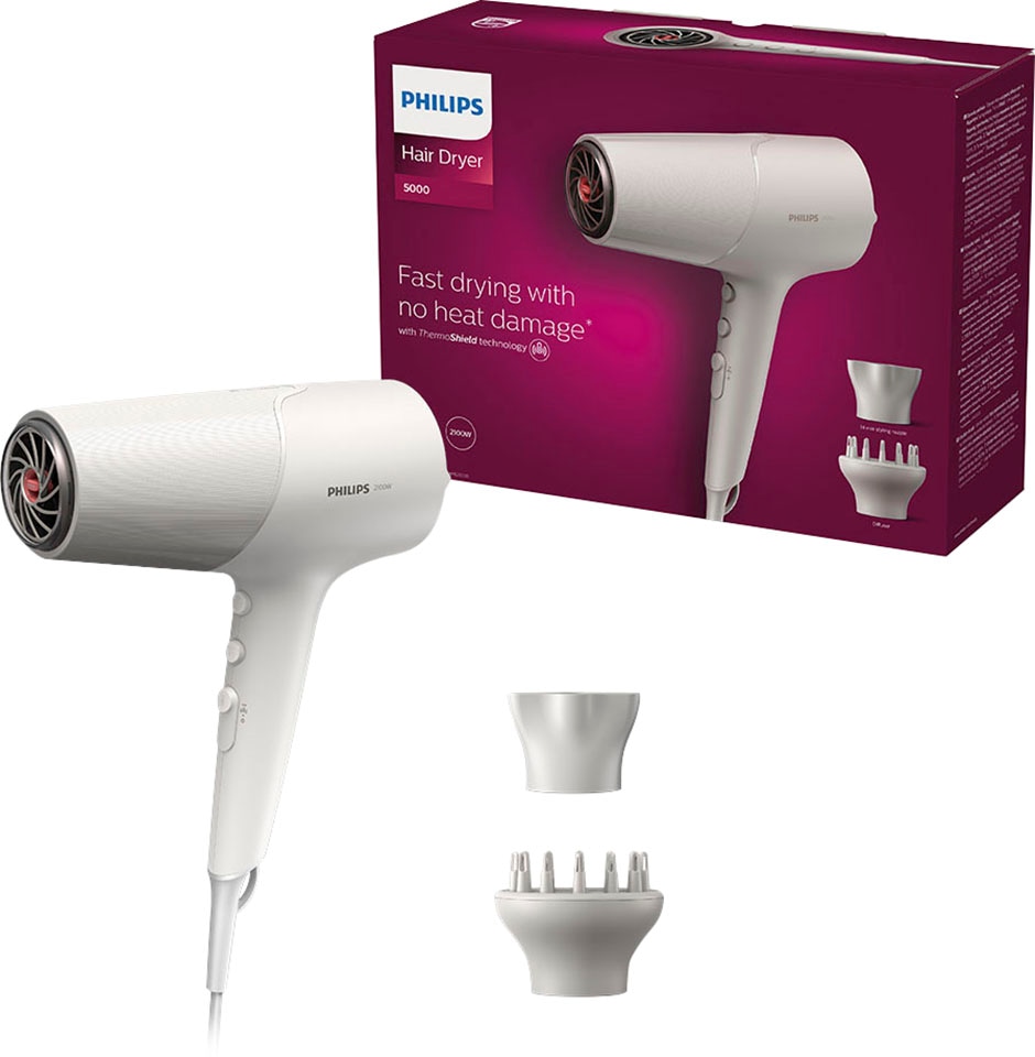 Philips Asciugacapelli BHD501/20 White 2100 W