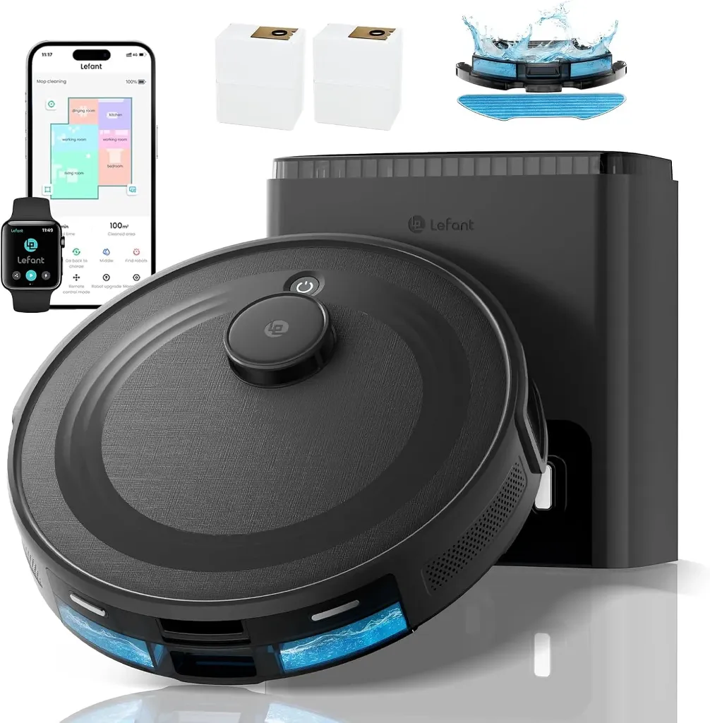Lefant M2 Plus Robot Aspirapolvere con base di ricarica
