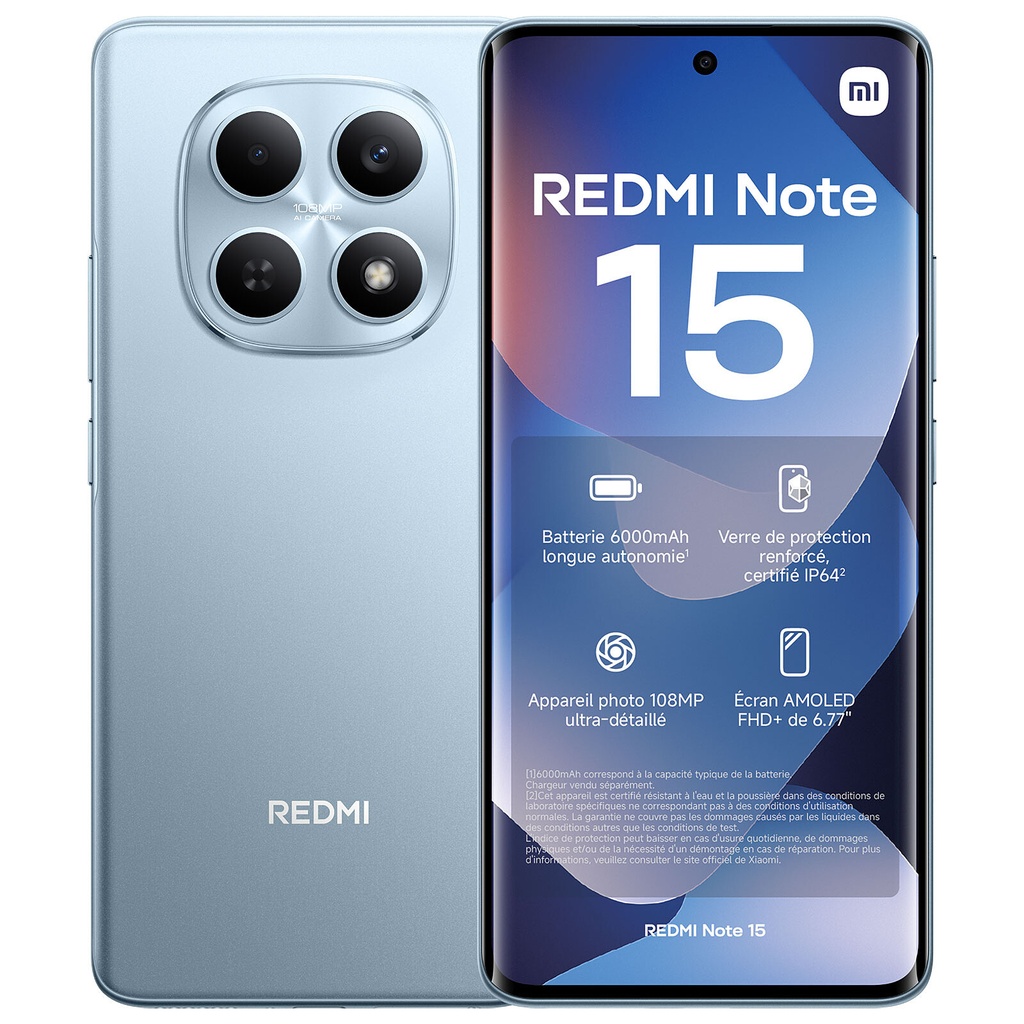 Xiaomi Redmi Note 15 4G 8/256GB glacier blu