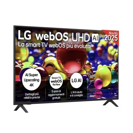 LG TV 55″ WebOS UHD AI UA74 4K Smart TV 2025 - 55UA74006LB