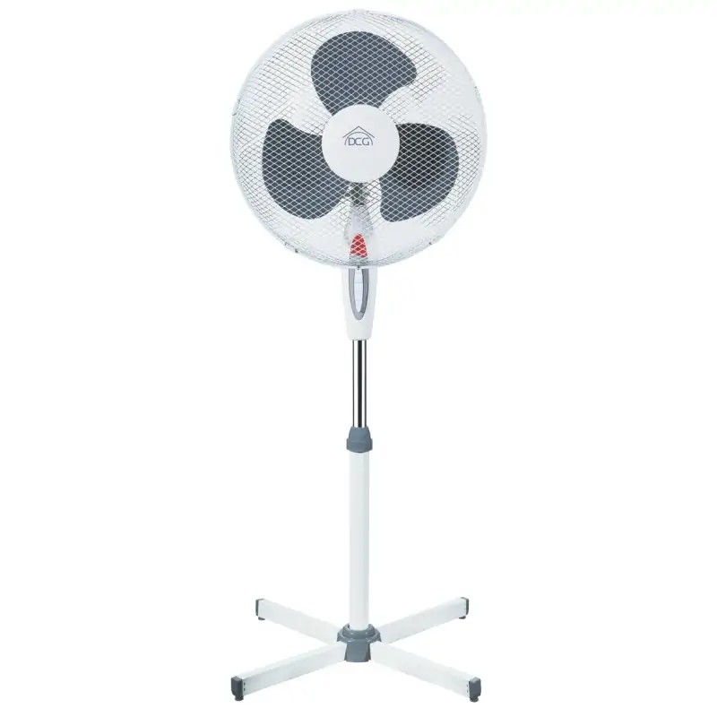 DCG Eltronic VE1625 Ventilatore Nero, Bianco