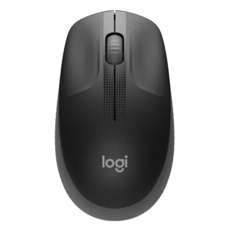 Logitech M190 Wireless Mouse - Full Size Curve Design in Charcoal