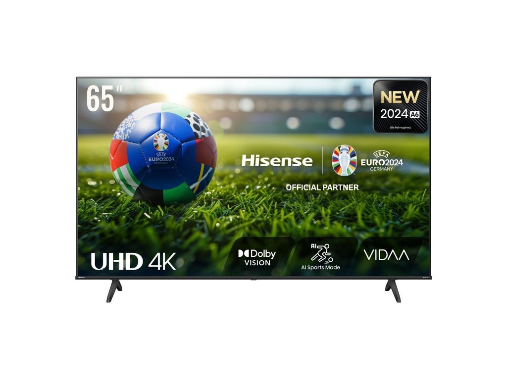 Hisense 65A6N TV 165.1 Cm (65") 4K Ultra HD Smart TV Wi-Fi Black
