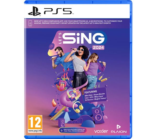 PS5 Let's Sing 2024 1 Mic