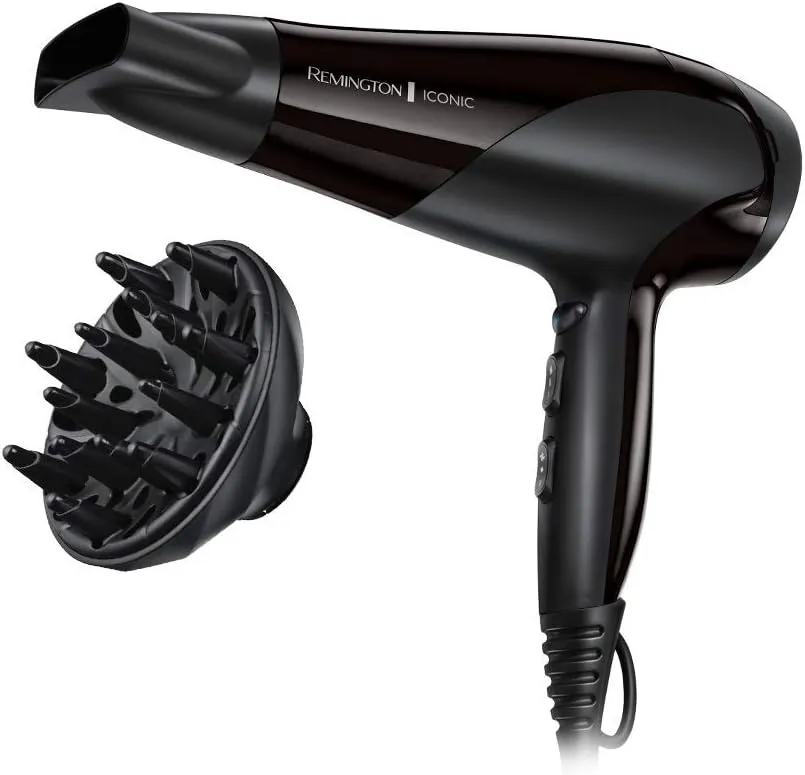Hairdryer Remington Black/Silver 2200 W asciugacapelli