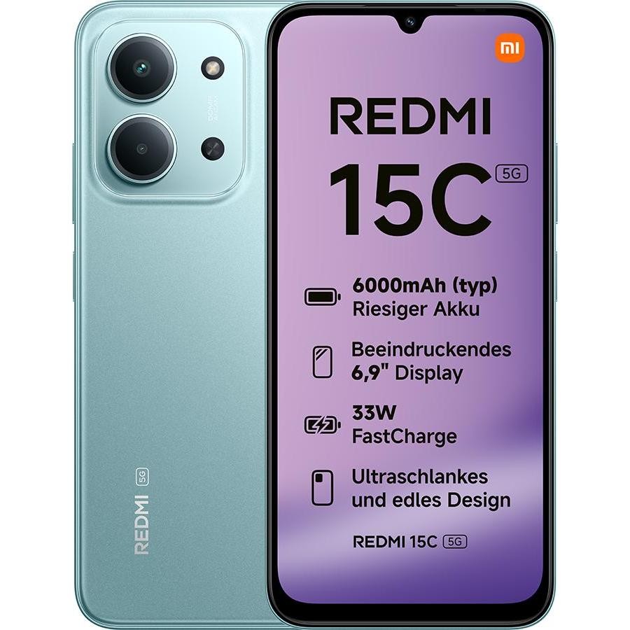 Xiaomi Redmi 15C 5G 4+256GB Verde