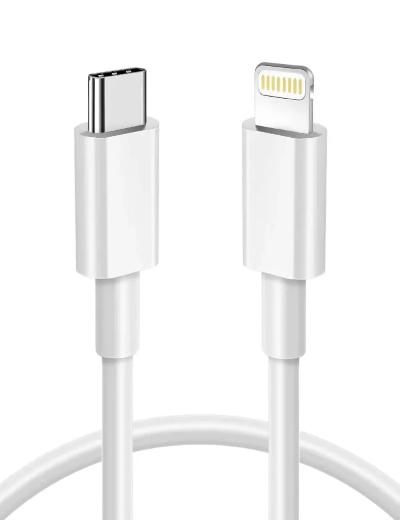 WIMITECH Cavo USB Type-C a Lightning, 1 Metro, Bianco, Cavo di Ricarica per iPhone
