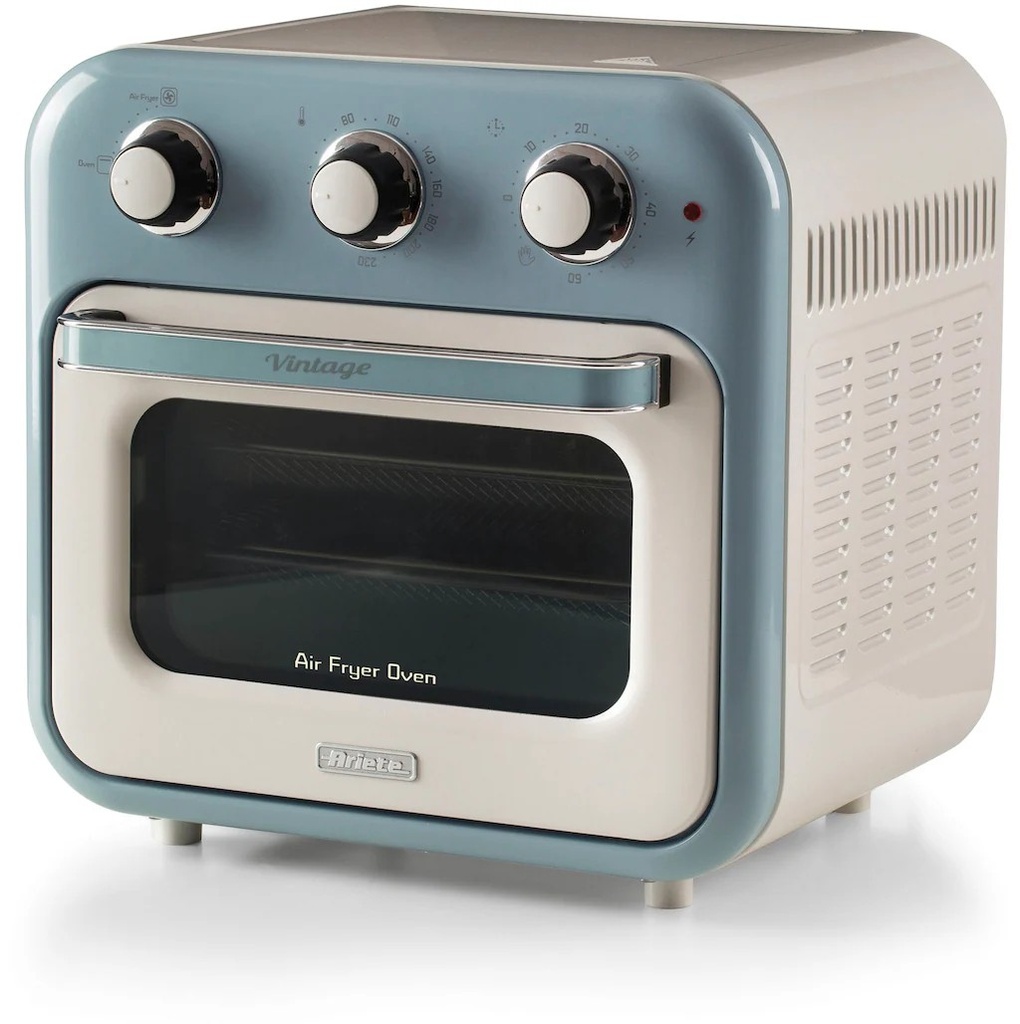 Ariete Vintage Friggitrice + Forno 1400 W, 16 L Azzurro