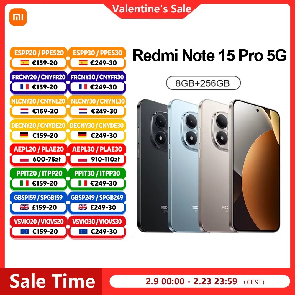 Xiaomi Redmi Note 15 Pro 5G 8/256GB Nero