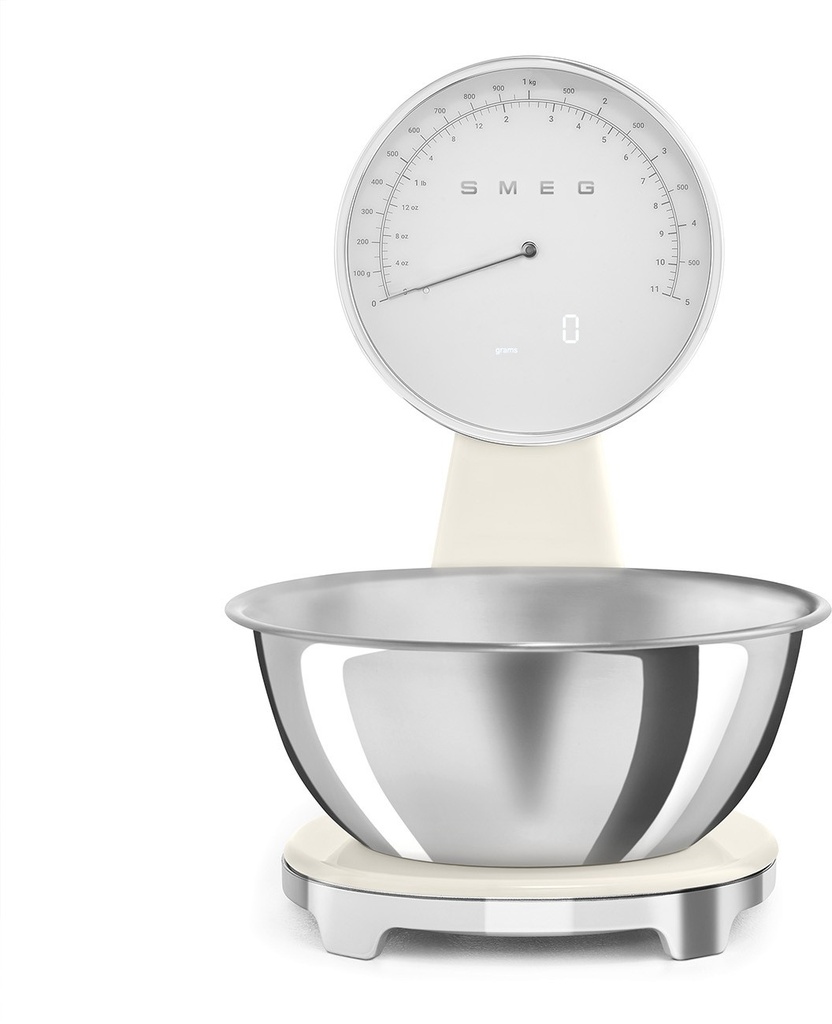 Smeg Bilancia Analogica Digitale crema KSF01CRWW