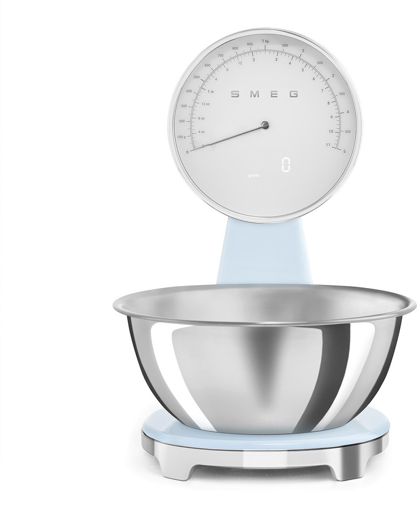 Smeg Bilancia da cucina analogica e digitale Azzurro 50's Style