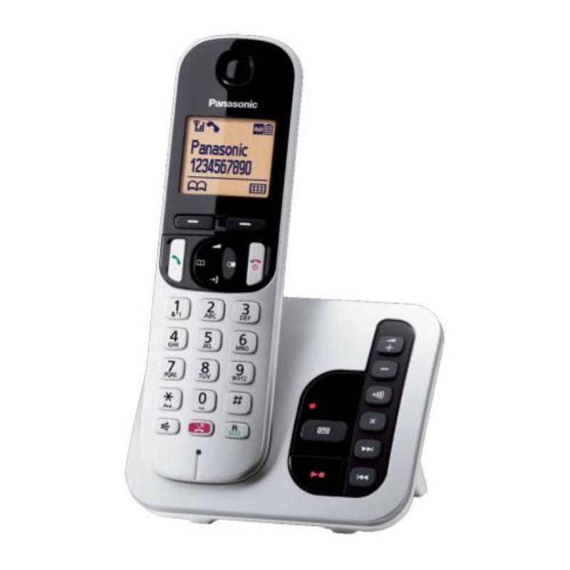 Panasonic KX-TGC260JTS Telefono Cordless Digitale Con Segreteria Telefonica Digitale  Unità Bas