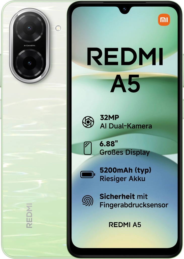 Xiaomi Redmi A5  Dual SIM Android 15 3/64gb LAKE GREEN