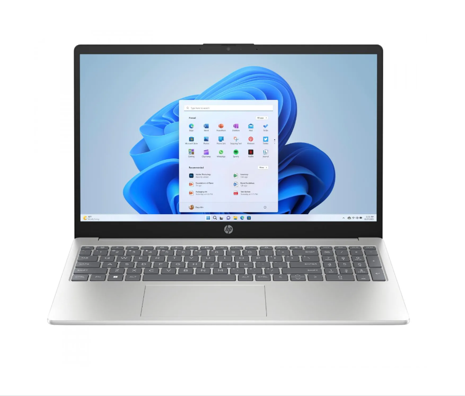 HP 15-fd0131nl Intel Core 5 120U Computer portatile 39,6 cm (15.6") Full HD 24 GB DDR5-SDRAM 1 TB SSD Wi-Fi 6 (802.11ax) Windows 11 Home Argento
