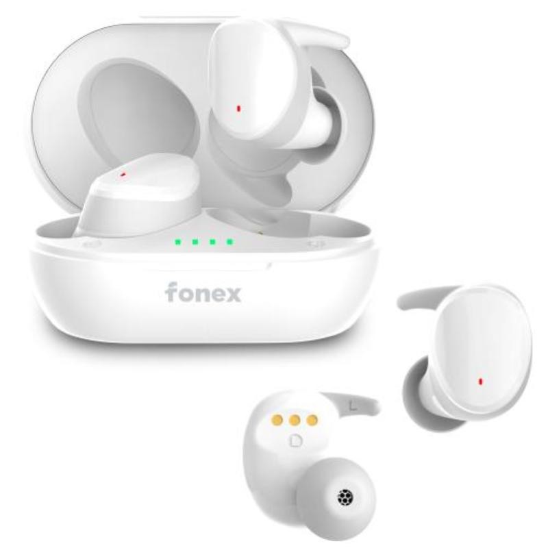 Fonex BHF2 Auricolari Bluetooth Stereo White