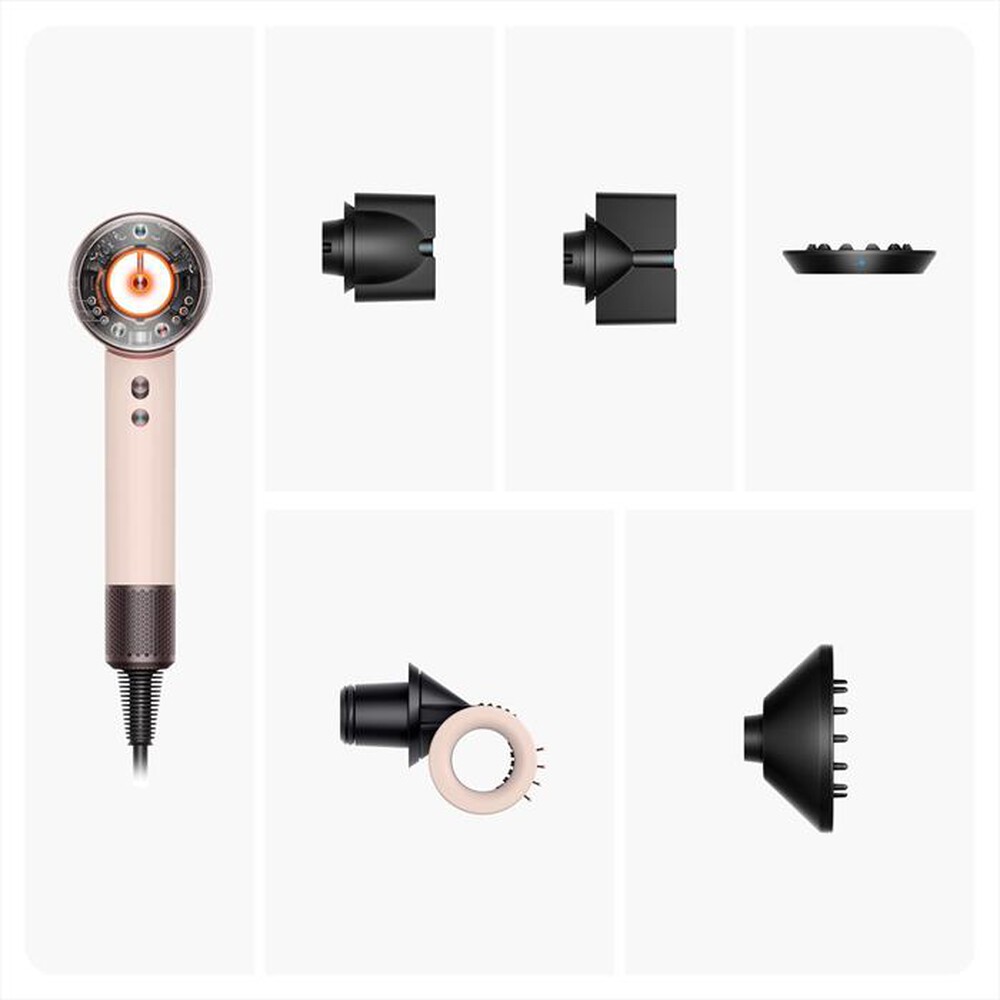 Dyson Supersonic Nural™ Asciugacapelli, Per Capelli Lisci e Ondulati (Cipria/Oro rosa)
