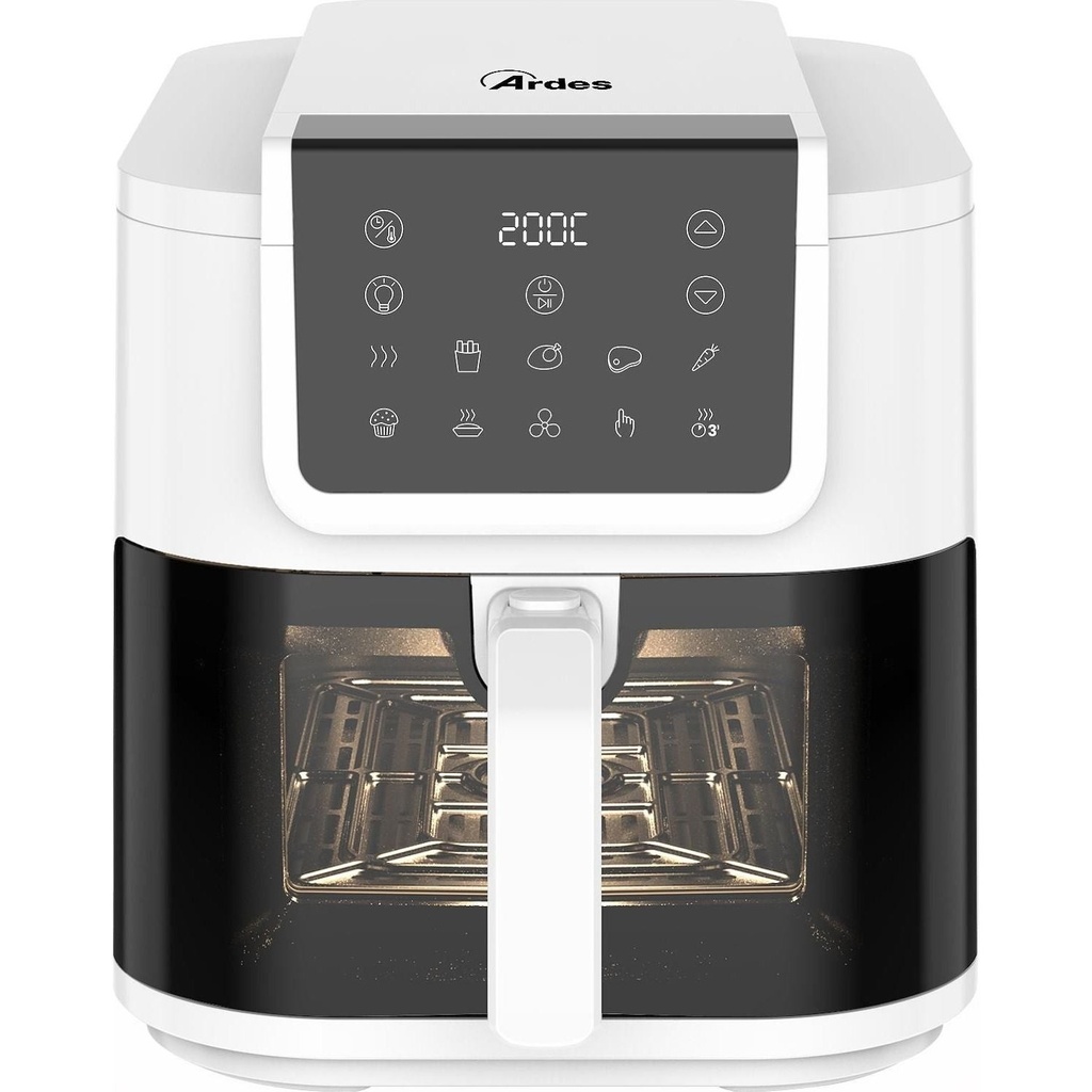 Ardes Friggitrice Ad Aria Potenza 1700w Capacit 8 Litri Profondita White Bianco