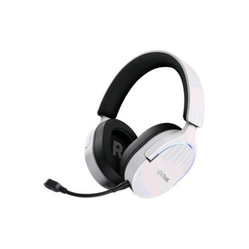 Trust Gaming GXT 491W Fayzo Wireless Gaming Headset Bluetooth + 2.4 GHz Dual Connection 7.1 Surround Sound 22hr Battery RGB Over Ear Wireless Headp