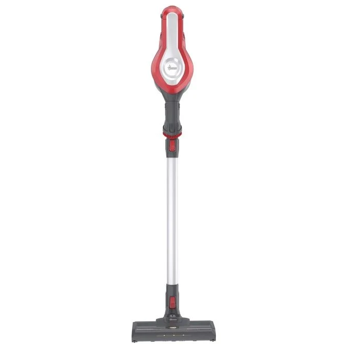 Hoover Aspirapolvere a Batteria, asciuga tessuti, senza sacco 0.9 L 170 W Rosso e Argento  HF122RH 011