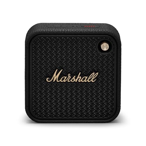 Marshall - Willen II Portable Bluetooth Speaker - Black and Brass