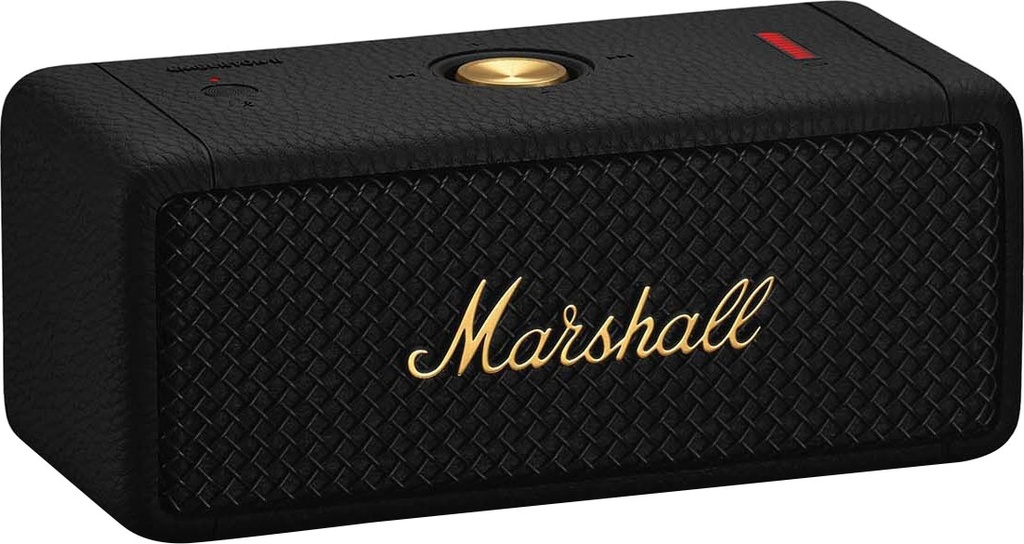 Marshall - Emberton II Portable Bluetooth Speaker - Black and Brass