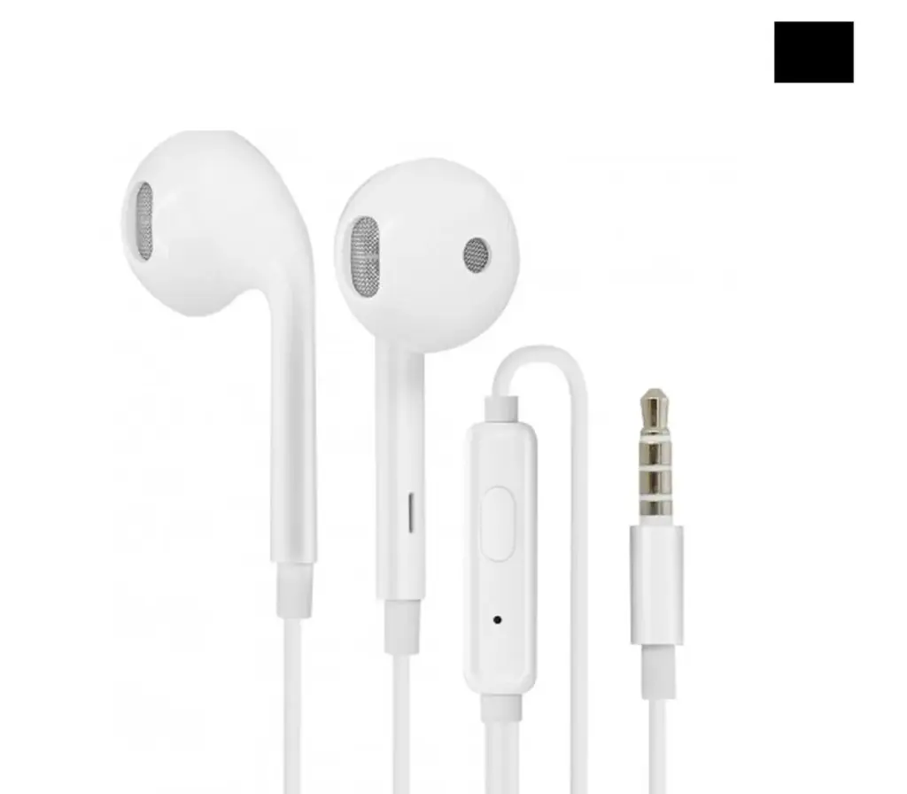 Fonex auricolari a filo Classic con connettore Jack 3,5 mm | Bianco