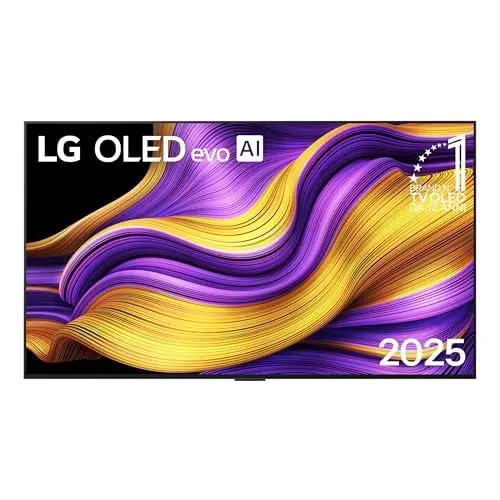 LG OLED evo AI G5 TV 55 pollici, Smart TV 4K, Staffa a muro inclusa, Processore α11 Gen2, Brightness Booster