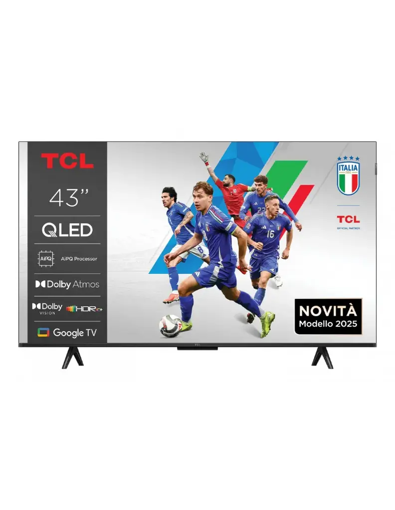  TCL 43 pollici P79K Serie Smart TV QLED 4K 43" 43P79K, Dolby Vision - Atmos, HDR10+, Google TV